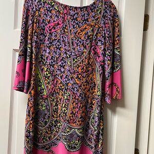 Madison Leigh Multicolor Abstract Dress